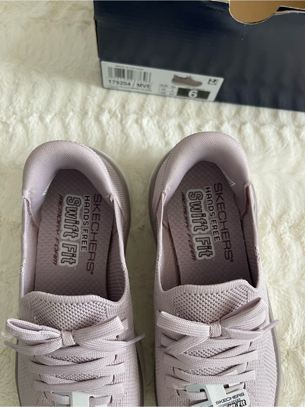 Skechers Womens Hands Free Swift Fit D'LUX WALKER-MANY PLANS Mauve Size 6 M - Picture 4 of 14